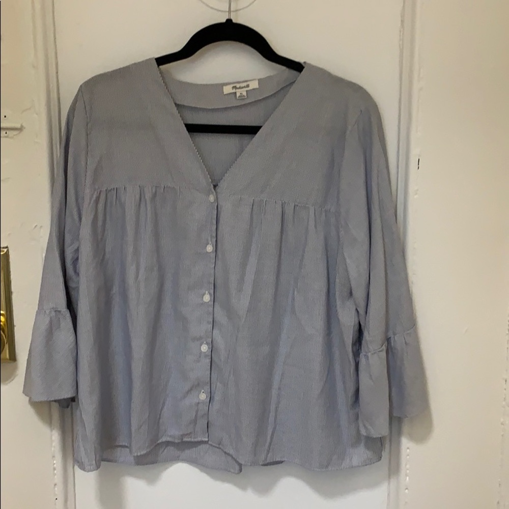 Madewell stripy button down
